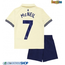 Maglie da calcio Everton Dwight McNeil #7 Seconda Maglia Bambino 2025-26 Manica Corta + Pantaloni corti)